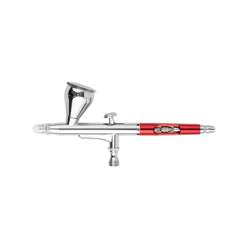 TM218 7CC Airbrush met verchroomde afwerking