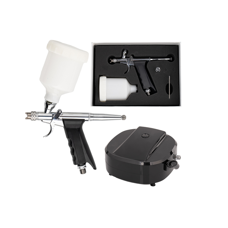 TM1001 TM116A-2 Airbrushset draagbaar voor bruinen